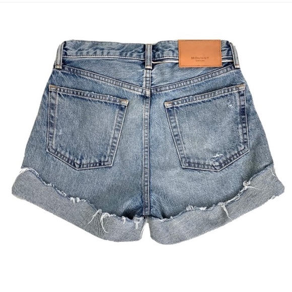 MOUSSY VINTAGE Upland Cut Off Denim Shorts SIZE 23 NWT - Picture 8 of 13